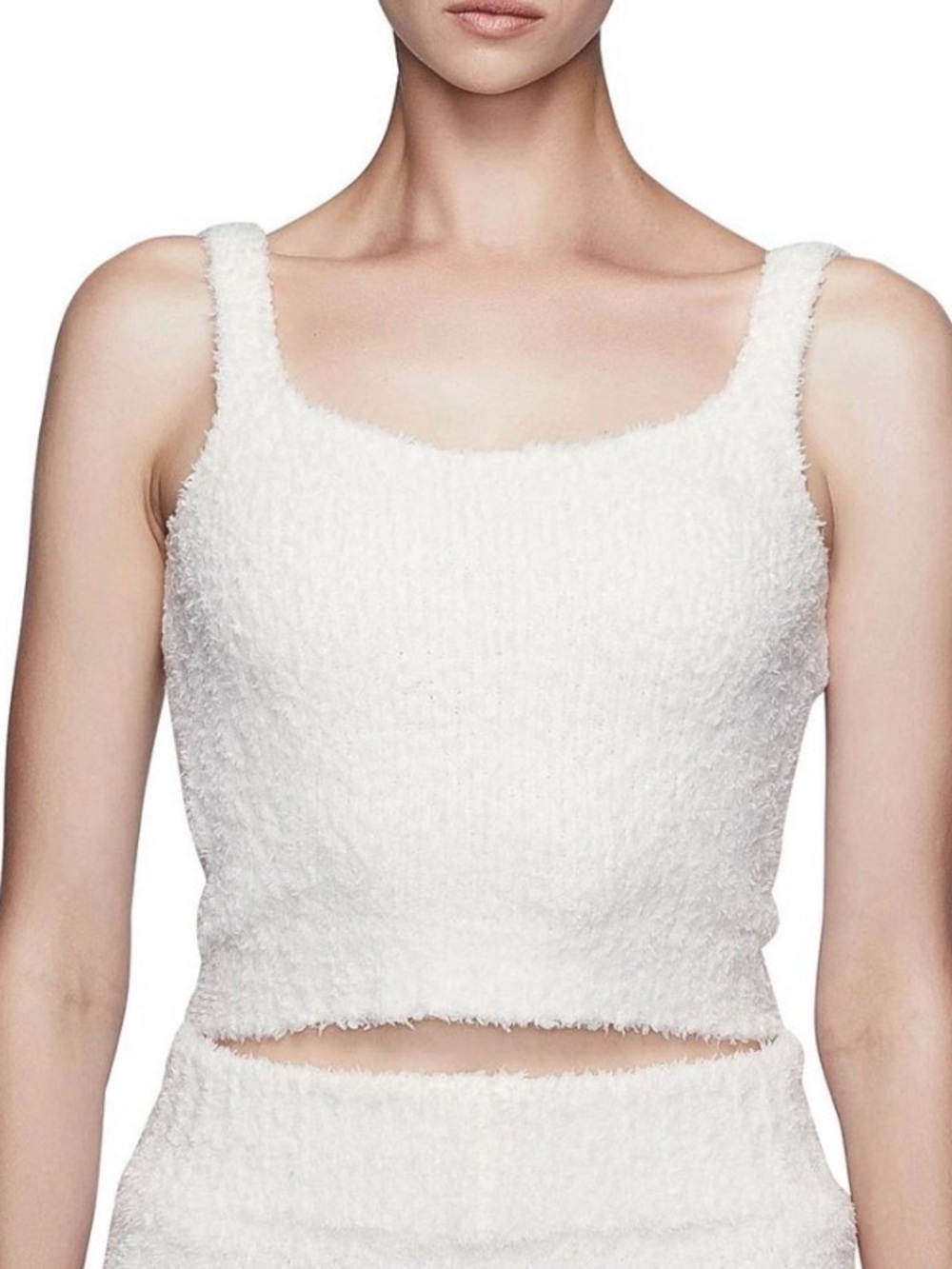 SKIMS Cream Textured Cozy Tank